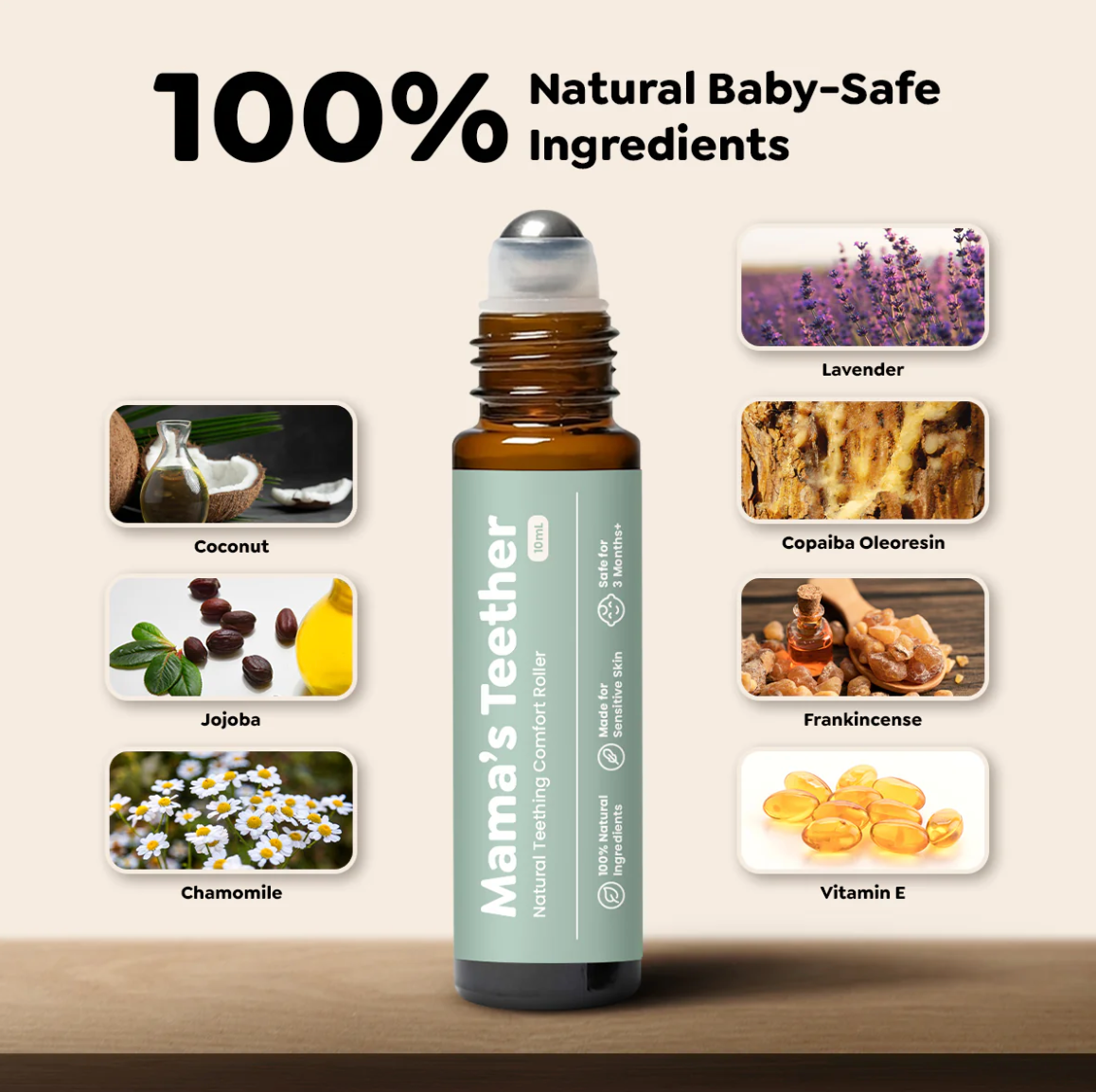 Junior's Calming Essential Oils Teething Roller